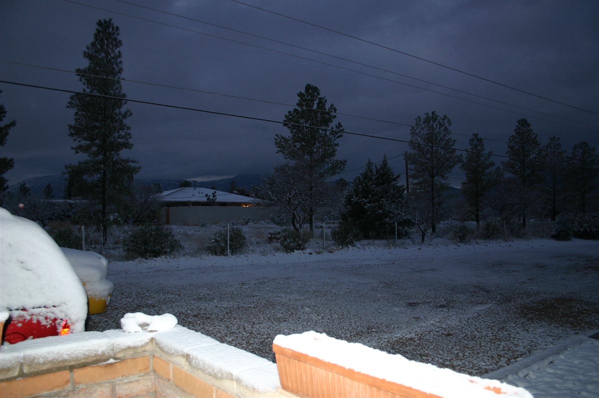 Sierra Vista Snow - January 21 & 22, 2007